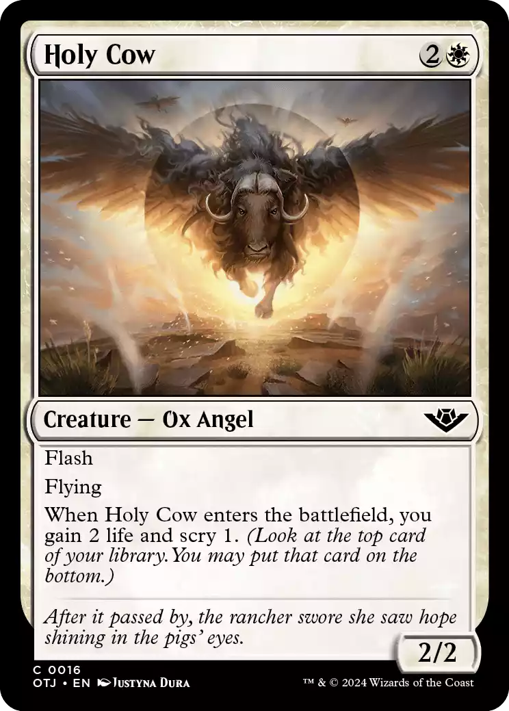 016 OTJ Holy Cow Holy Cow