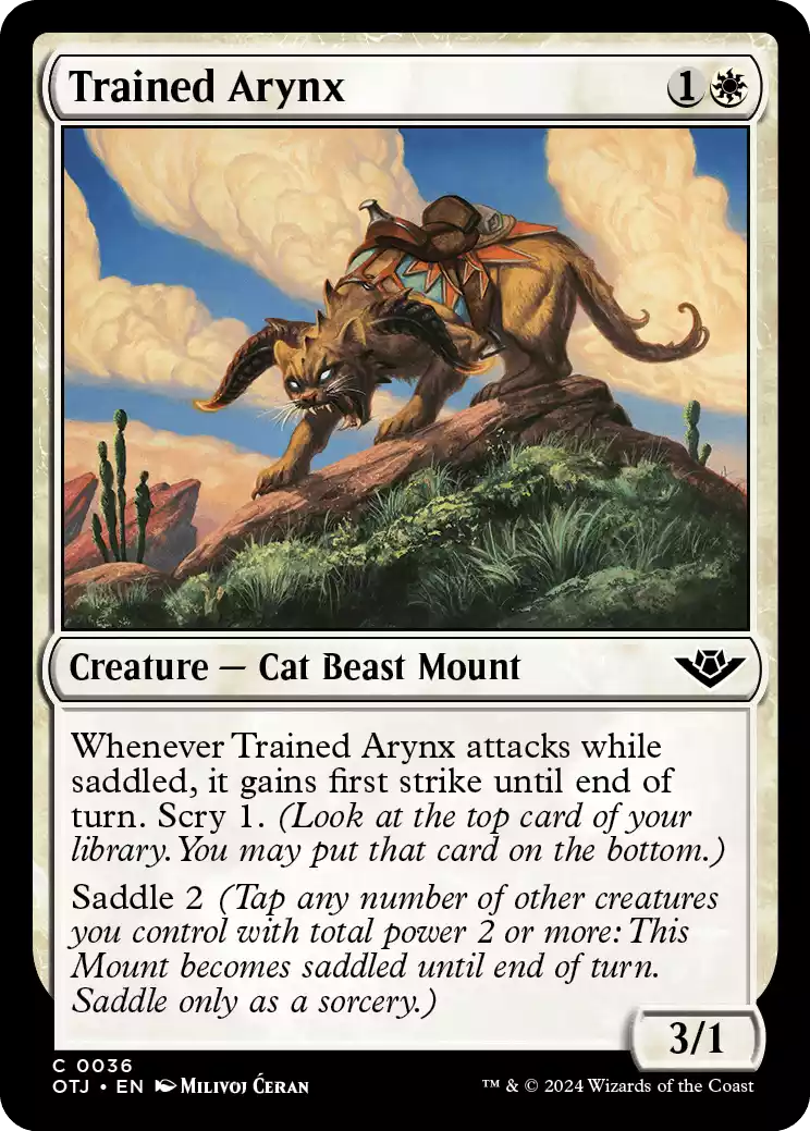 036 OTJ Trained Arynx