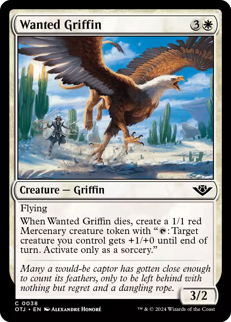038 OTJ Wanted Griffin Wanted Griffin