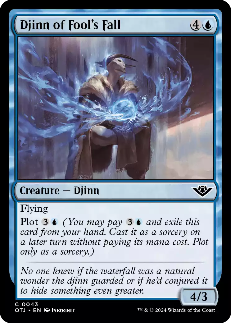 043 OTJ Djinn of Fool's Fall Djinn of Fool's Fall