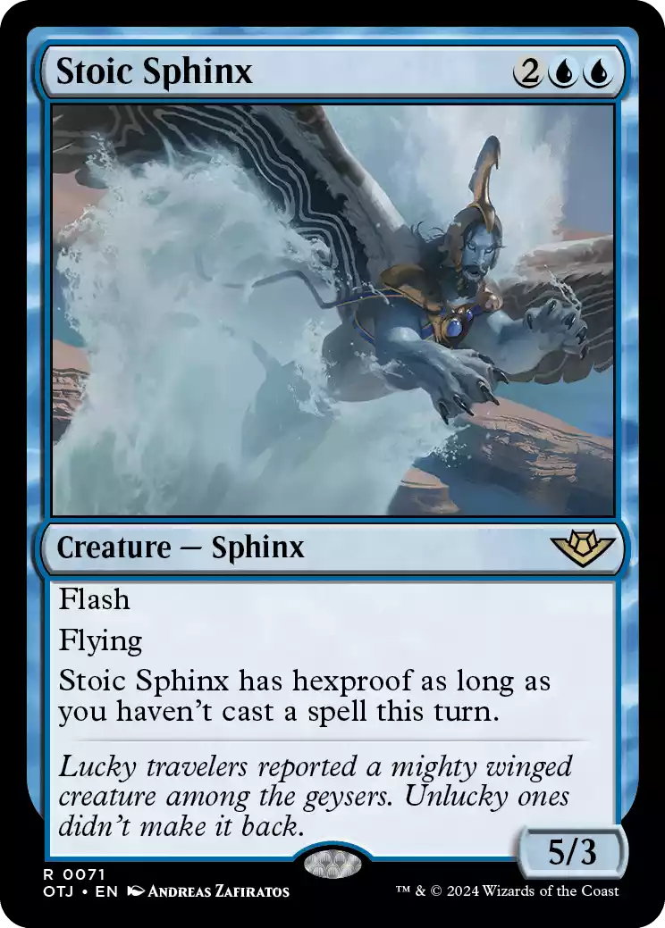 071 OTJ Stoic Sphinx