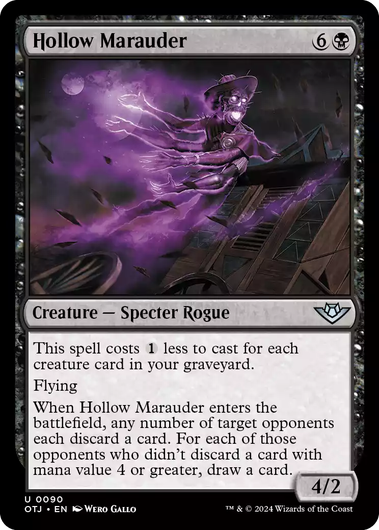 090 OTJ Hollow Marauder Hollow Marauder Outlaws of Thunder Junction Draft Archetypes