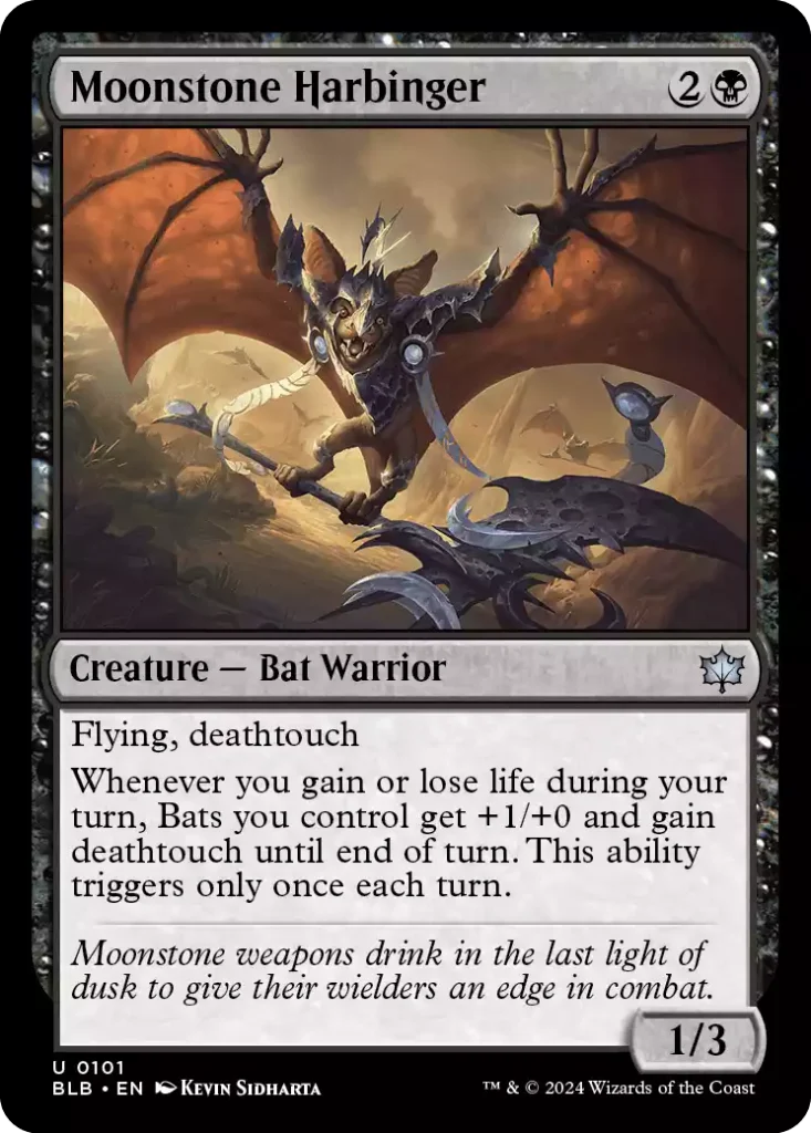 101 BLB Moonstone Harbinger Moonstone Harbinger Bloomburrow Draft Guide