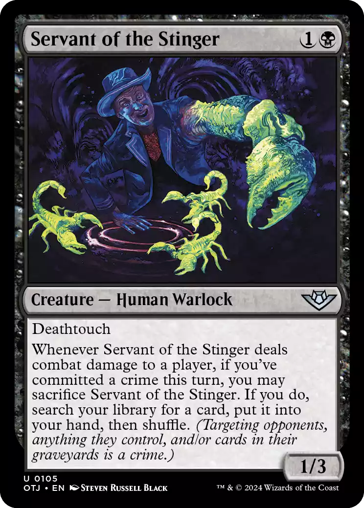 105 OTJ Servant of the Stinger