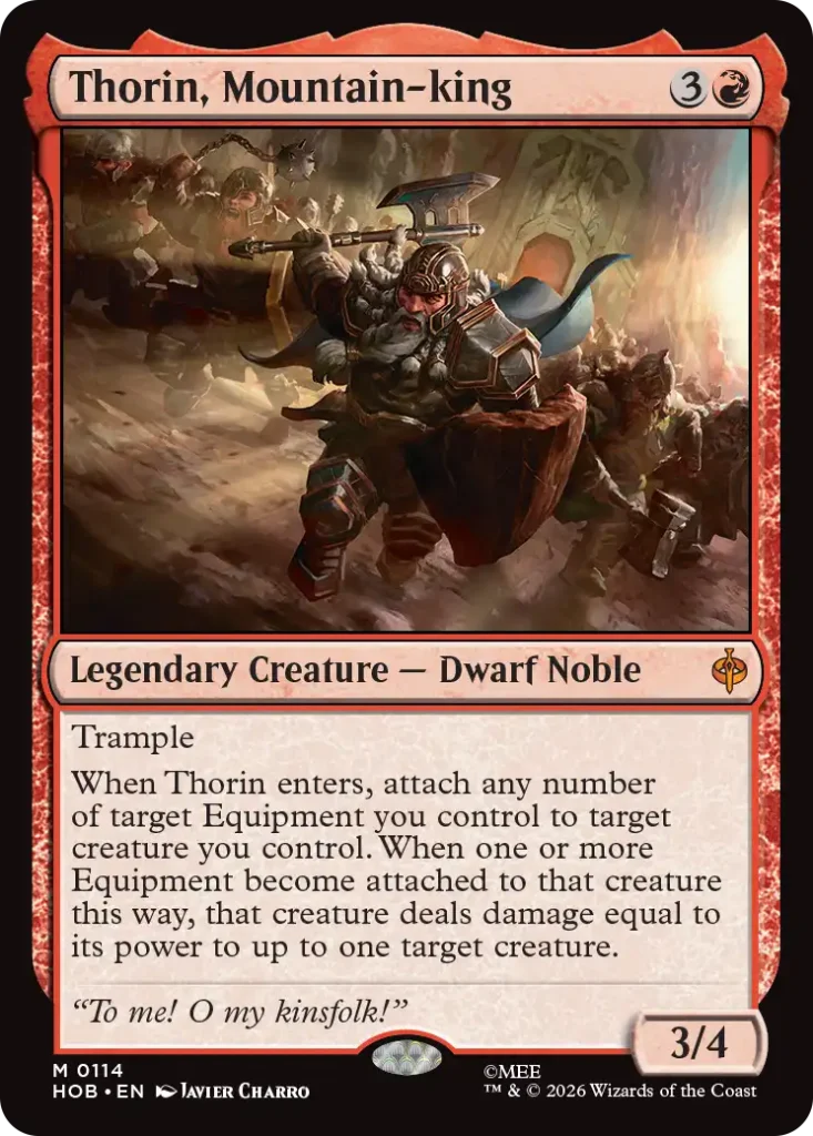 Thorin, Mountain-king MTG Hobbit Spoilers