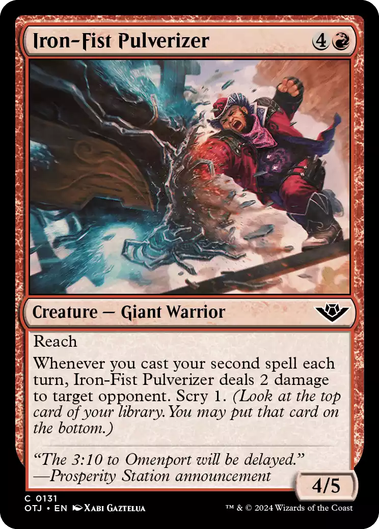 131 OTJ Iron-Fist Pulverizer