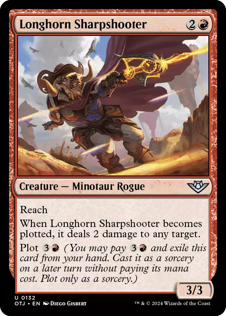 132 OTJ Longhorn Sharpshooter