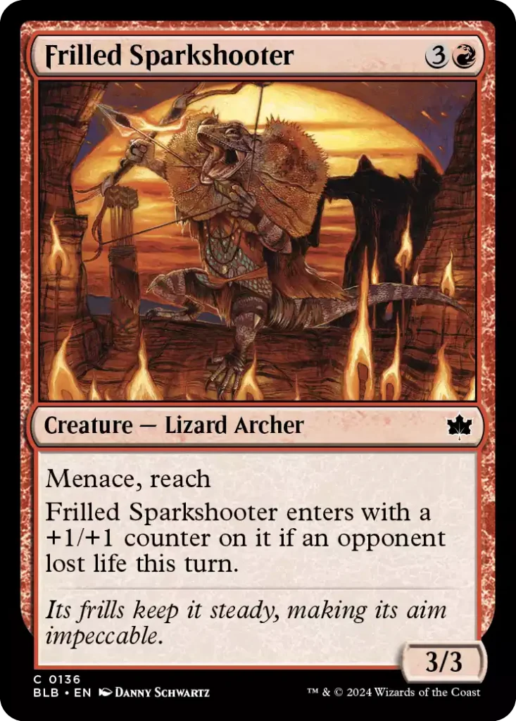 136 BLB Frilled Sparkshooter