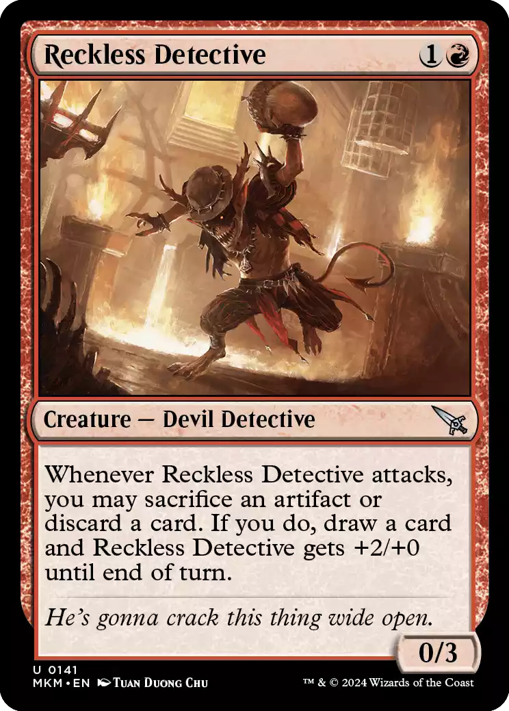 141 MKM Reckless Detective Reckless Detective