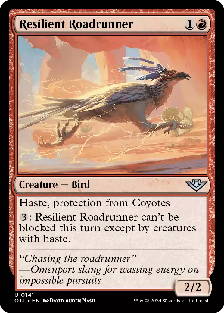 141 OTJ Resilient Roadrunner