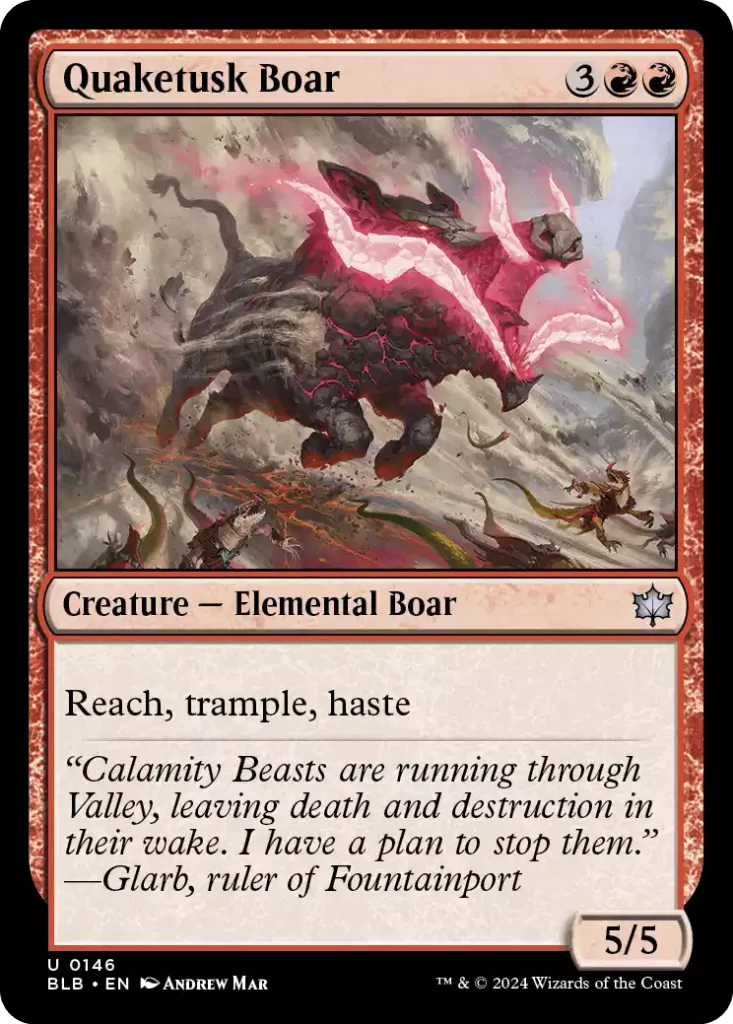 146 BLB Quaketusk Boar