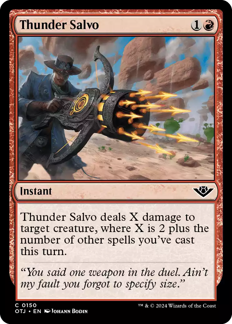150 OTJ Thunder Salvo Thunder Salvo