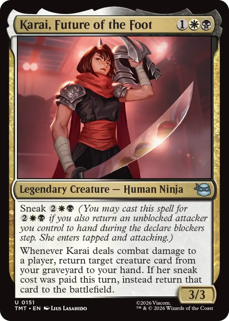 Karai, Future of the Foot Ninja Turtles Draft Archetypes