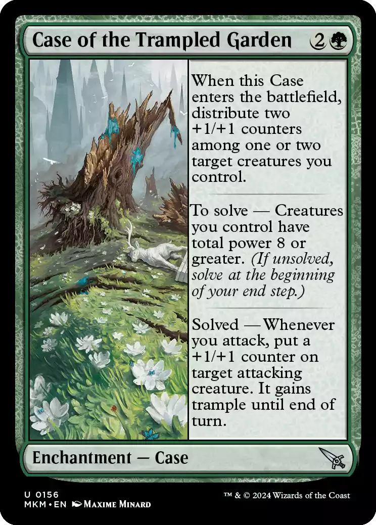 156 MKM Case of the Trampled Garden