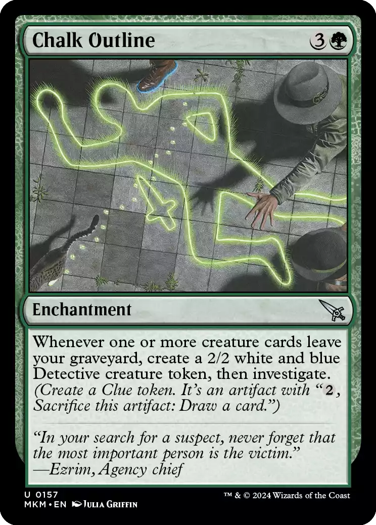 157 MKM Chalk Outline Chalk Outline