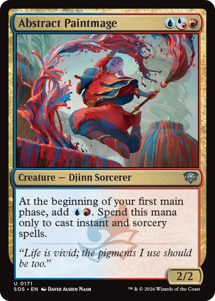 Abstract Paintmage Secrets of Strixhaven Draft Guide