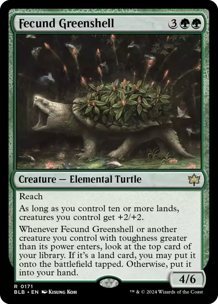 171 BLB Fecund Greenshell