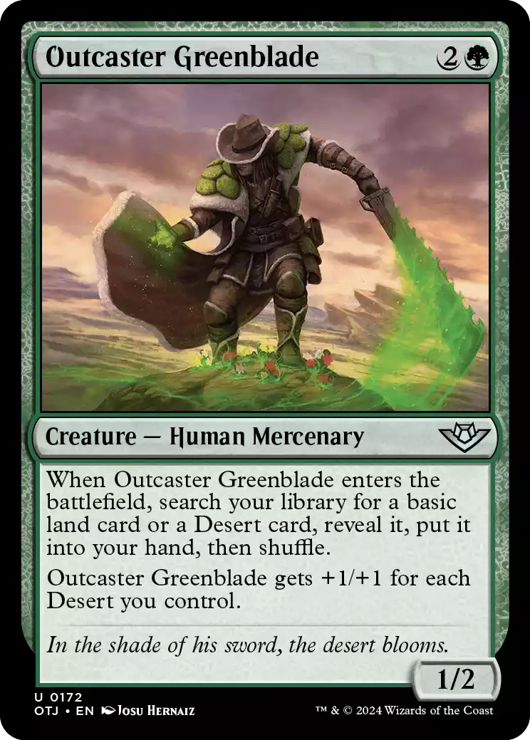 172 OTJ Outcaster Greenblade