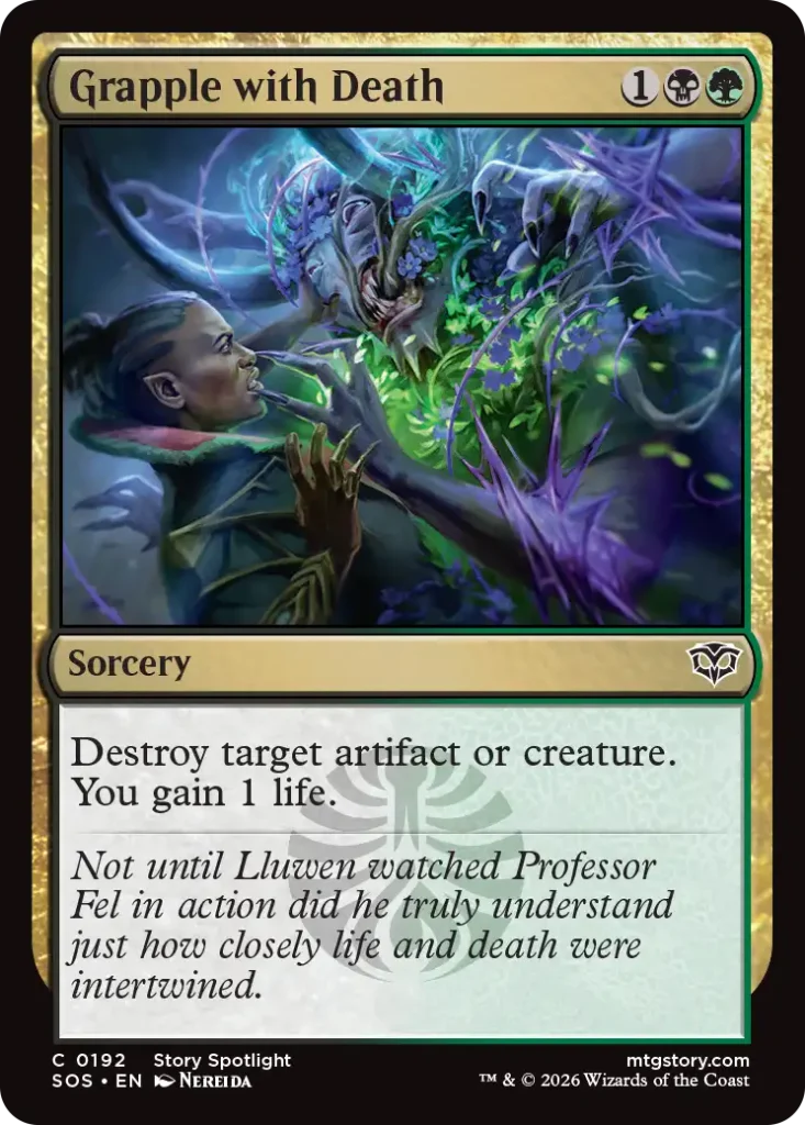Grapple with Death Secrets of Strixhaven Spoilers