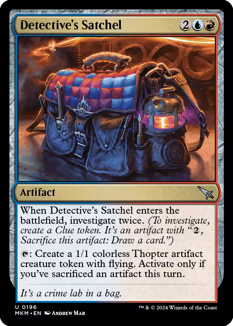 196 MKM Detective's Satchel Detective's Satchel