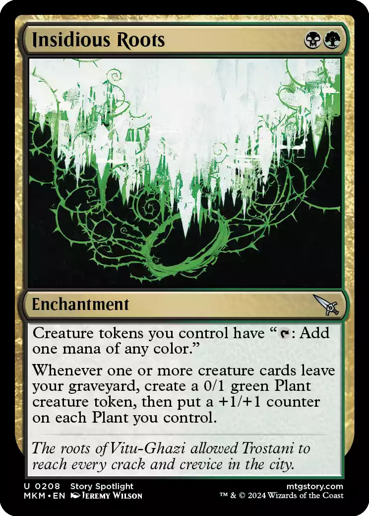 208 MKM Insidious Roots Insidious Roots Karlov Manor Draft Archetypes