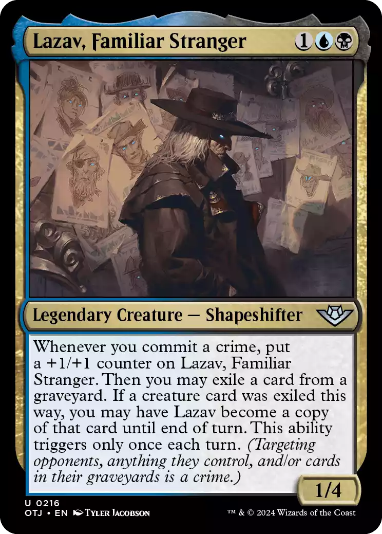 216 OTJ Lazav, Familiar Stranger Lazav, Familiar Stranger