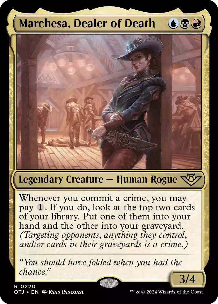 220 OTJ Marchesa, Dealer of Death Marchesa, Dealer of Death
