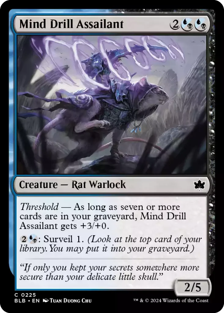 225 BLB Mind Drill Assailant Mind Drill Assailant