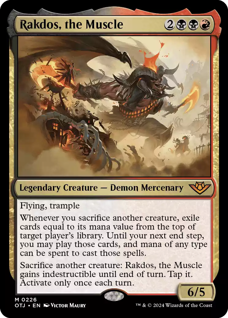 226 OTJ Rakdos, the Muscle