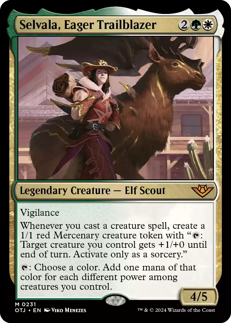 231 OTJ Selvala, Eager Trailblazer