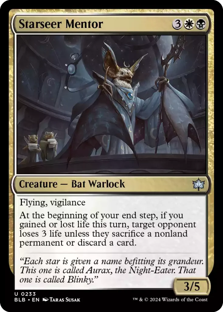 233 BLB Starseer Mentor Starseer Mentor Bloomburrow Draft Archetypes