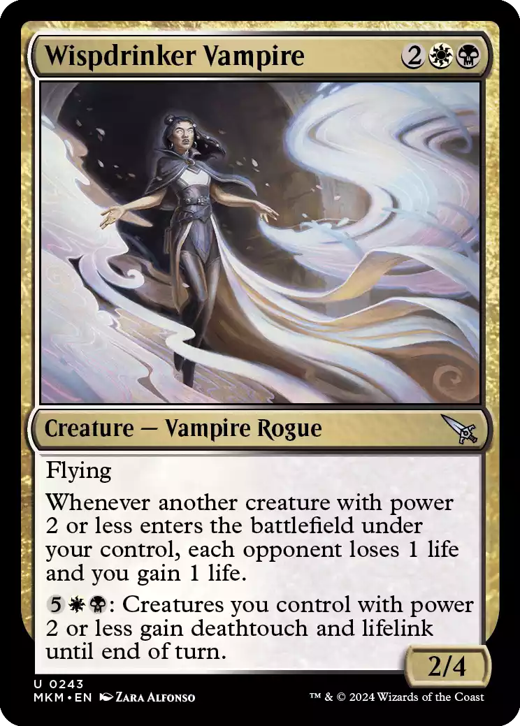 243 MKM Wispdrinker Vampire Wispdrinker Vampire Murders at Karlov Manor Draft Guise