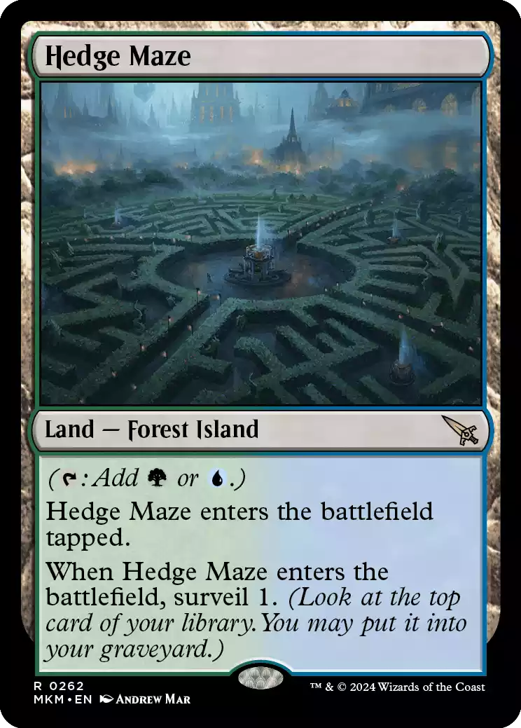 262 MKM Hedge Maze