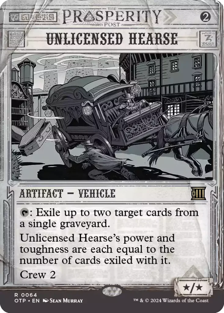 64 OTP Unlicensed Hearse MTG Breaking News