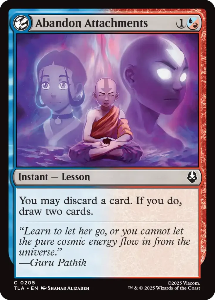 Abandon Attachments MTG Avatar Draft Archetypes