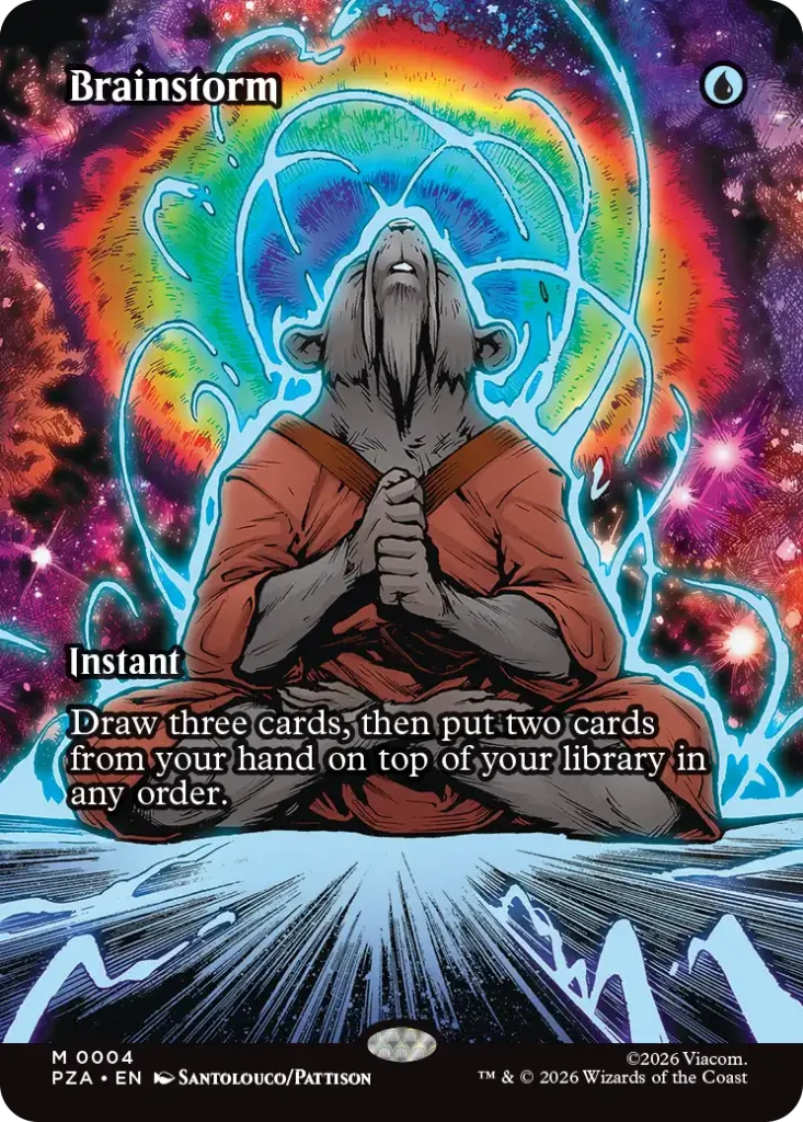 Brainstorm NInja Turtles Source Material Cards MTG