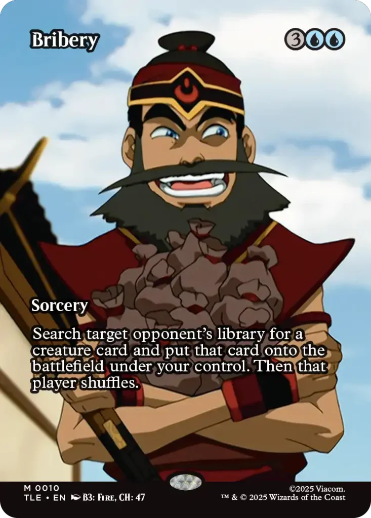Bribery MTG Avatar Source Material Cards List