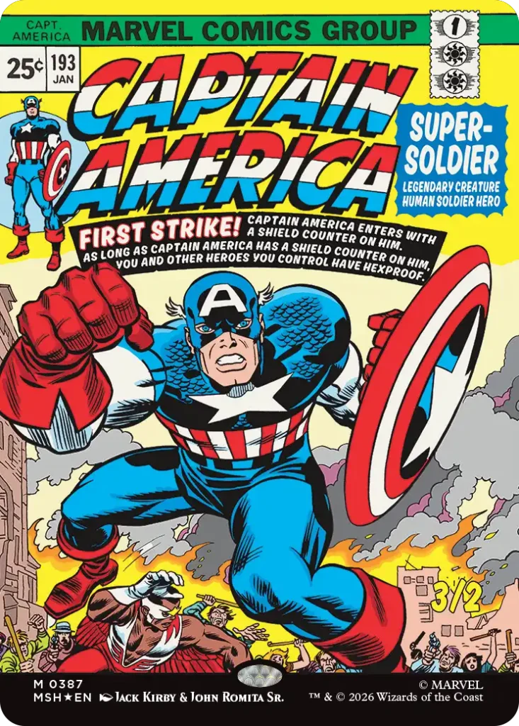 Captain America, Super-Soldier Classic Comic Alt Art