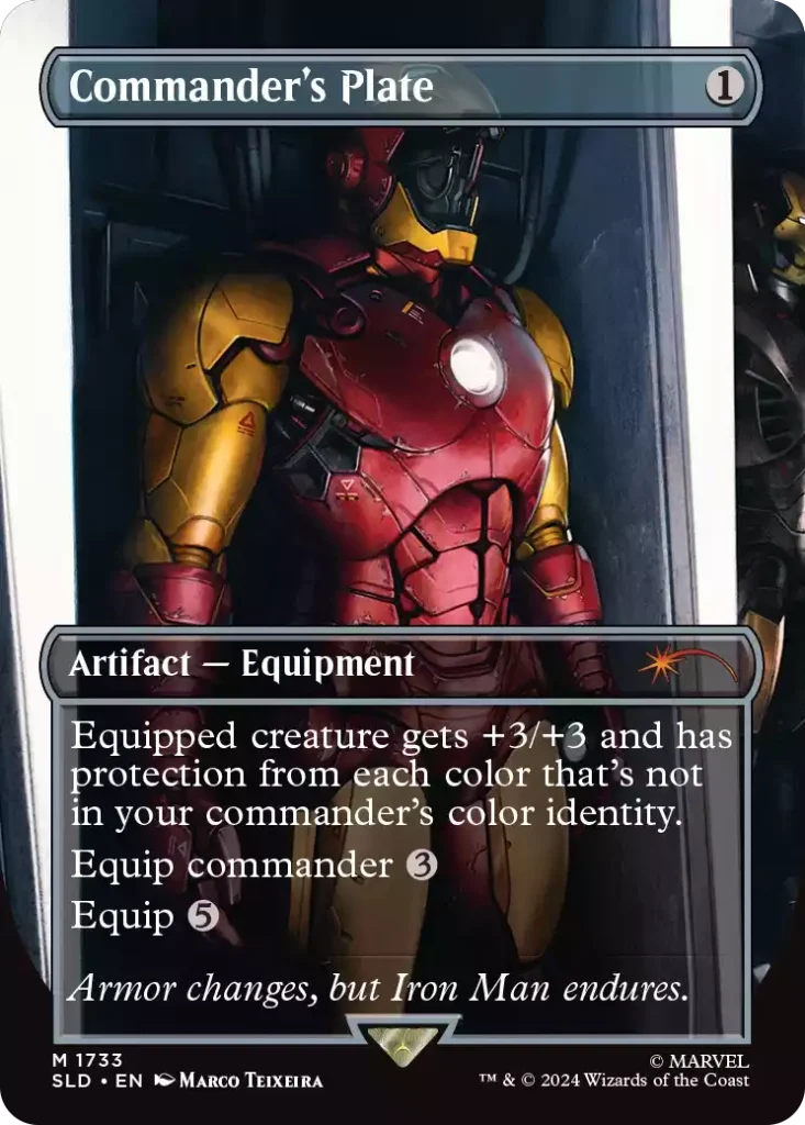 Commander's Plate MTG Marvel Spoilers