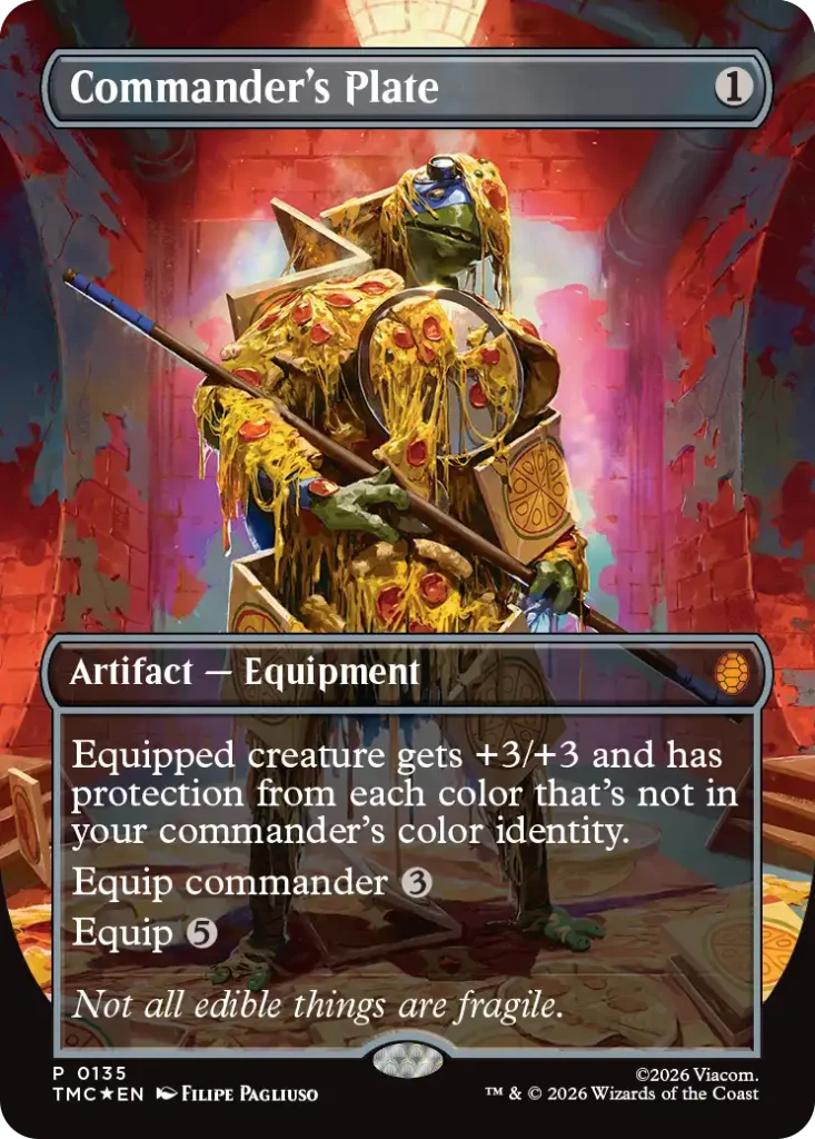 Commander's Plate MTG PIzza Bundle Contents