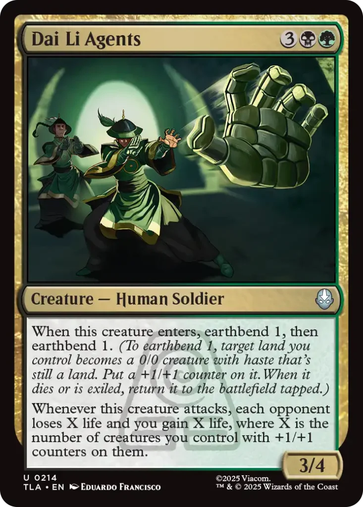 Dai Li Agents Avatar Draft Guide
