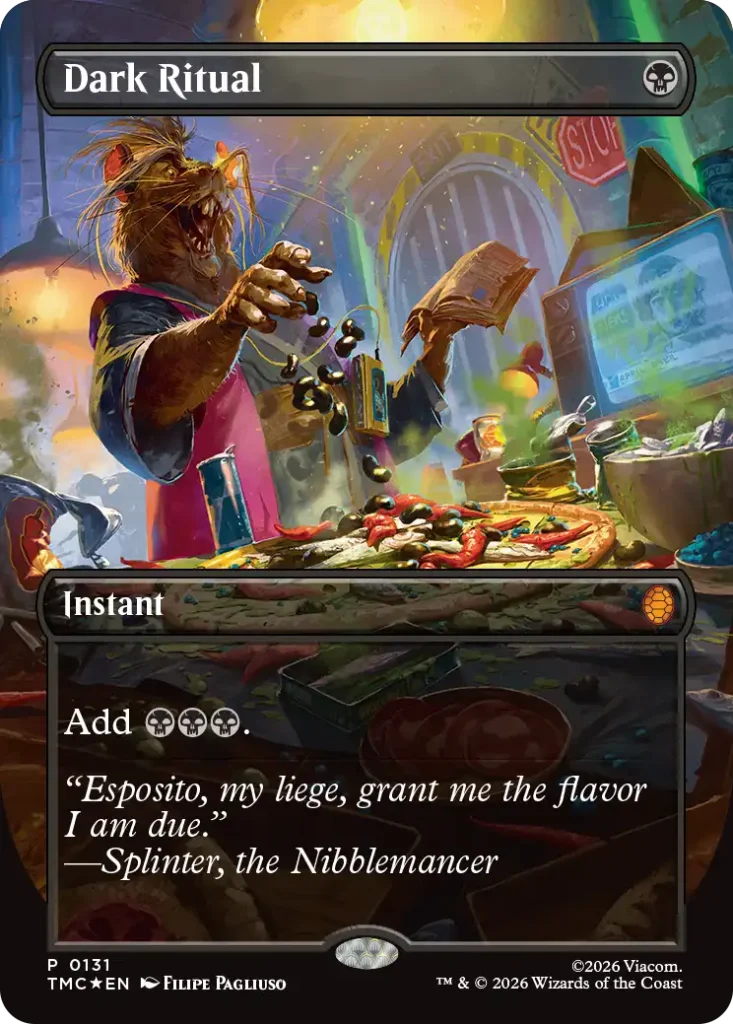 Dark Ritual MTG Pizza Bundle Contents