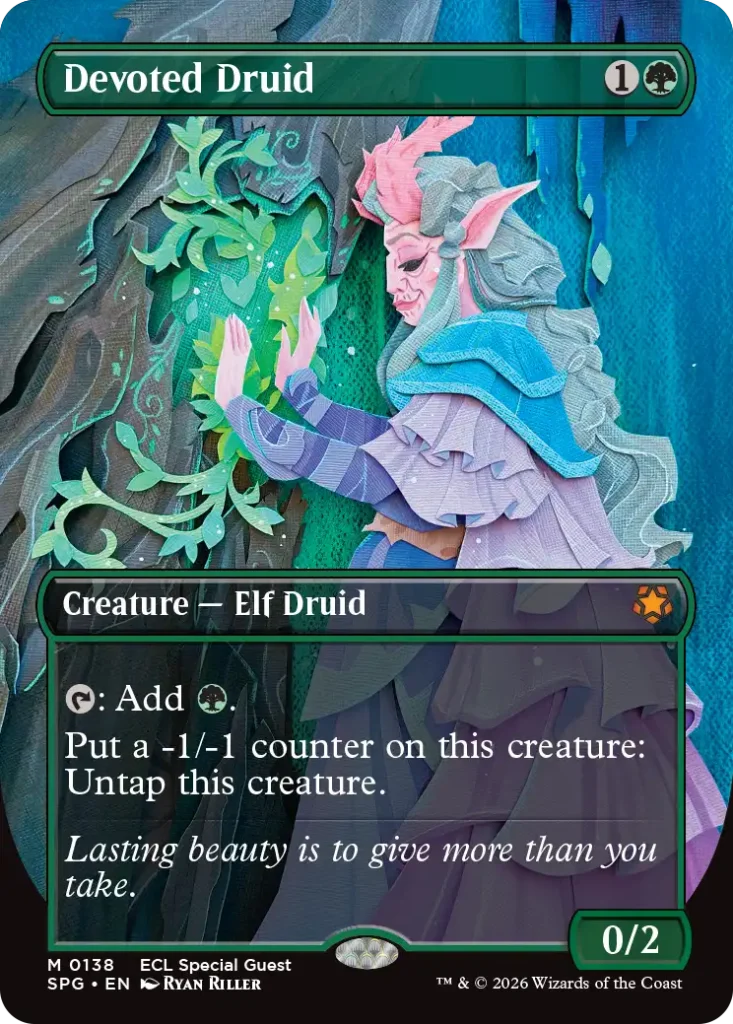 Devoted Druid Lorwyn Eclipsed Special Guest Cards
