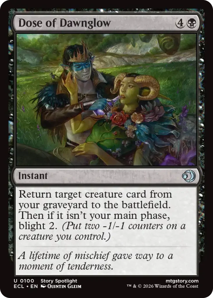 Dose of Dawnglow Lorwyn Spoilers Dose of Dawnglow Lorwyn Spoilers