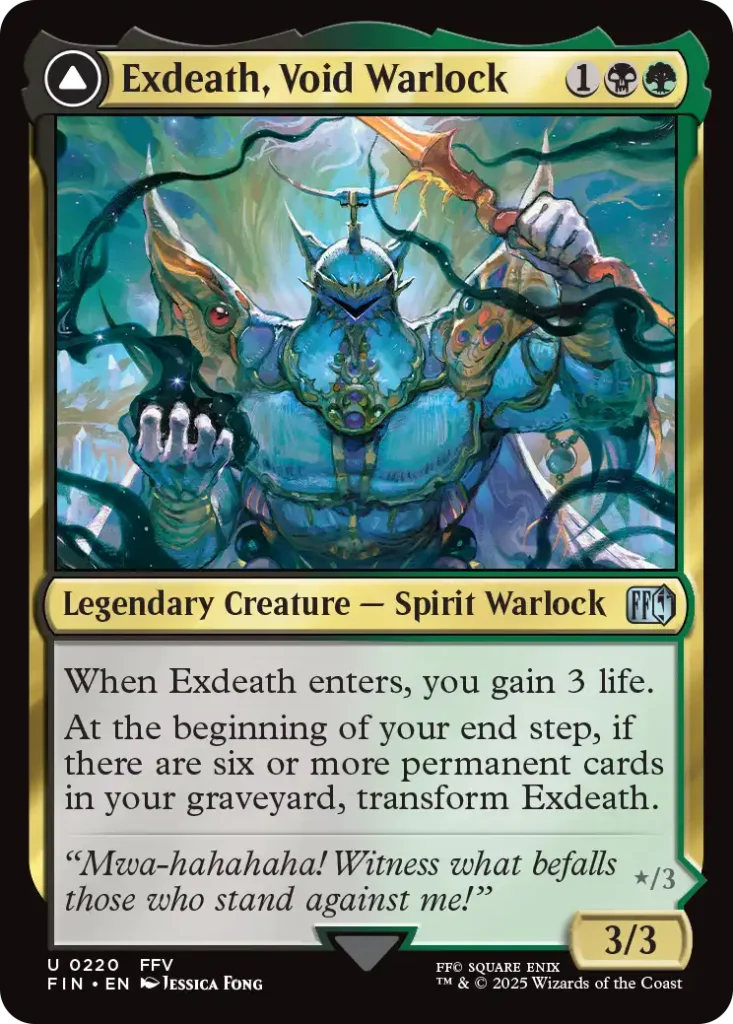 Exdeath, Void Warlock Final Fantasy Draft Guide