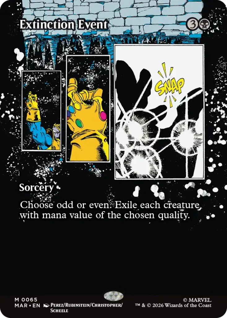 Extinction Event Super Heroes Source Material Cards