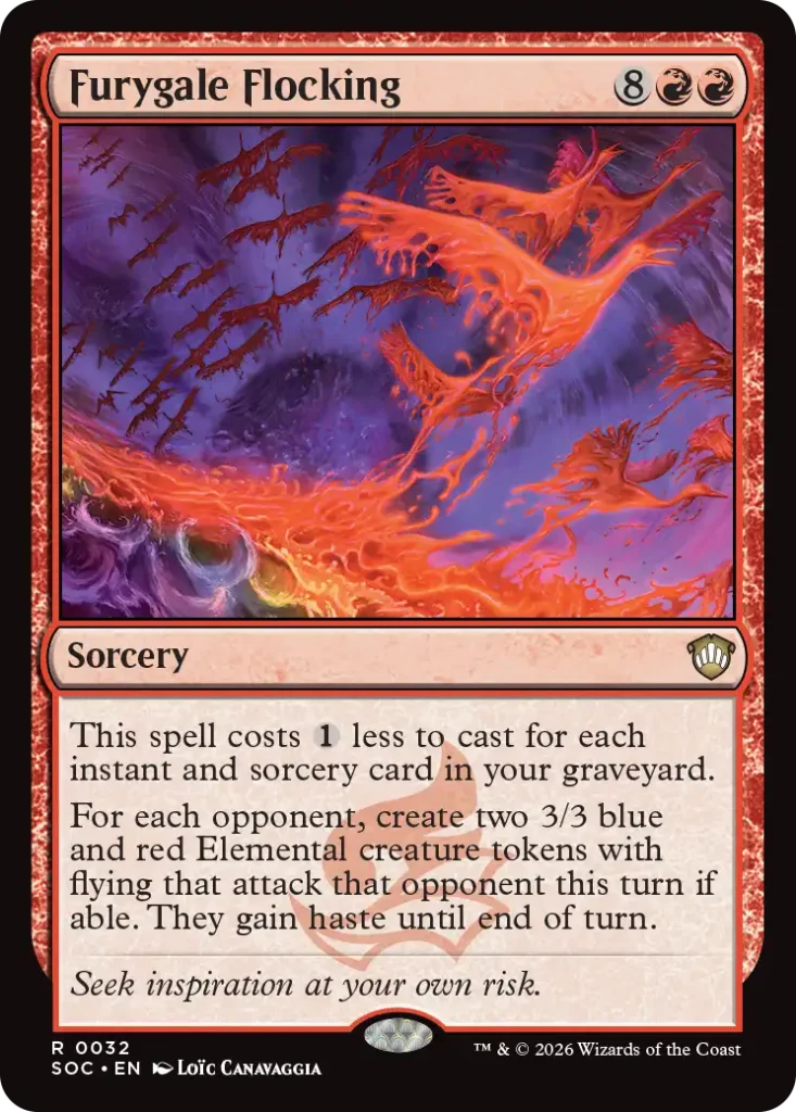 Furygale Flocking Prismari Artistry Decklist