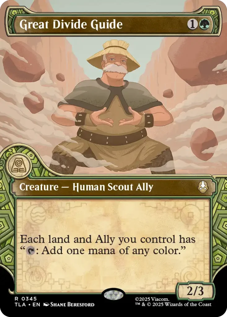 Great Divide Guide MTG Avatar Elemental Frame Cards
