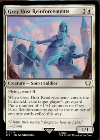 Grey Host LotR Commander Precons Decklists
