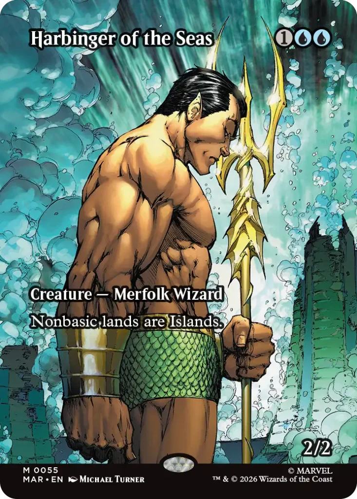 Harbinger of the Seas Super Heroes Source Material Cards